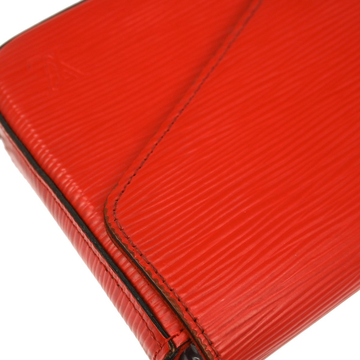 Louis Vuitton Felicie Pochette Epi Leather Red Leather Shoulder Bag Bag (Pre-Owned)