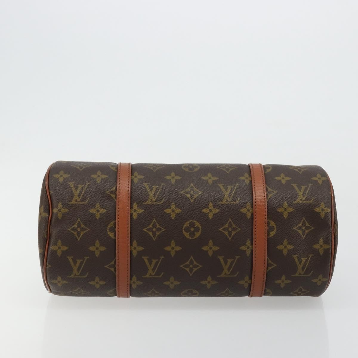 Louis Vuitton Papillon Handbag Monogram Canvas Brown Canvas Handbag (Pre-Owned)