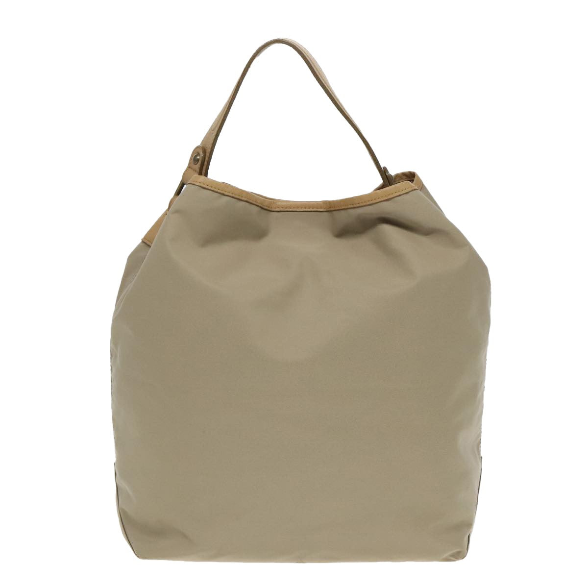 Burberry Blue Label Shoulder Bag Nylon Beige Nylon Shoulder Bag Bag (Pre-Owned)
