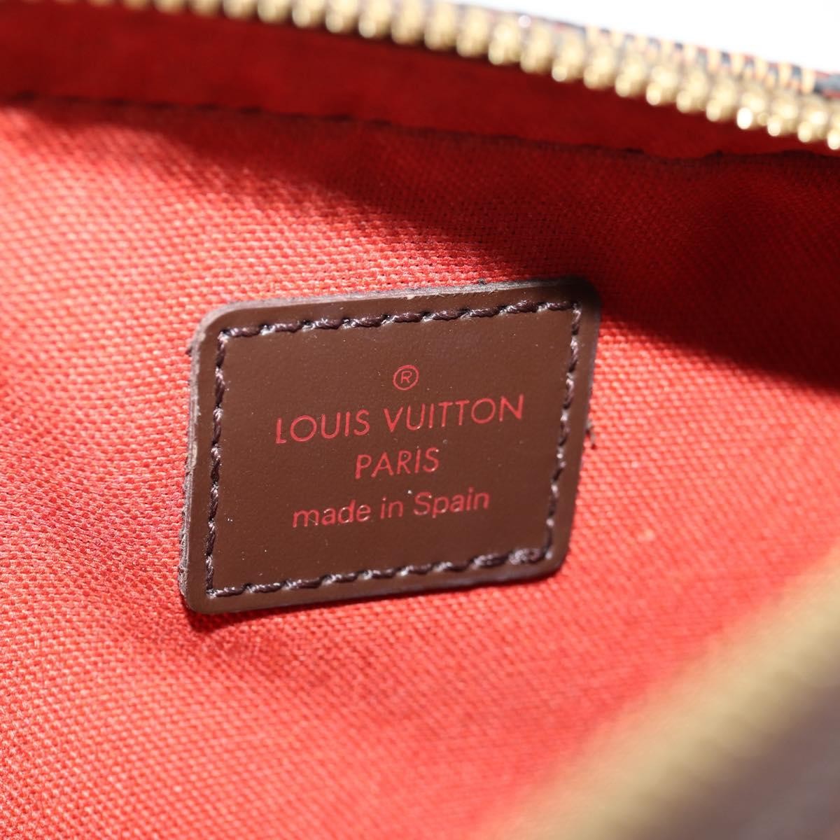 Louis Vuitton Geronimos Waist Bag Damier Brown Canvas Shoulder Bag Bag (Pre-Owned)