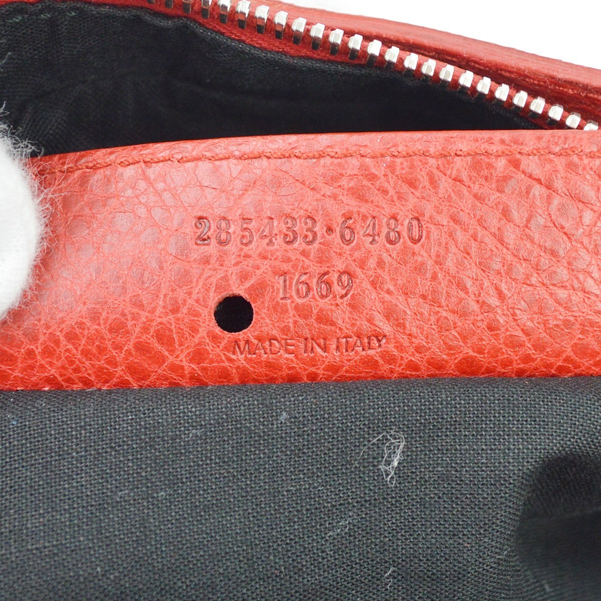 Balenciaga City Giant Studs Bag Leather Red Leather Handbag (Pre-Owned)