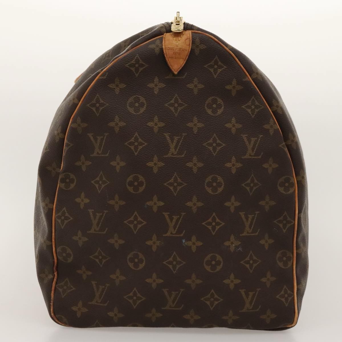 Louis Vuitton Keepall Bag Monogram Canvas Brown Canvas Travel Bag Bag (Pre-Owned)