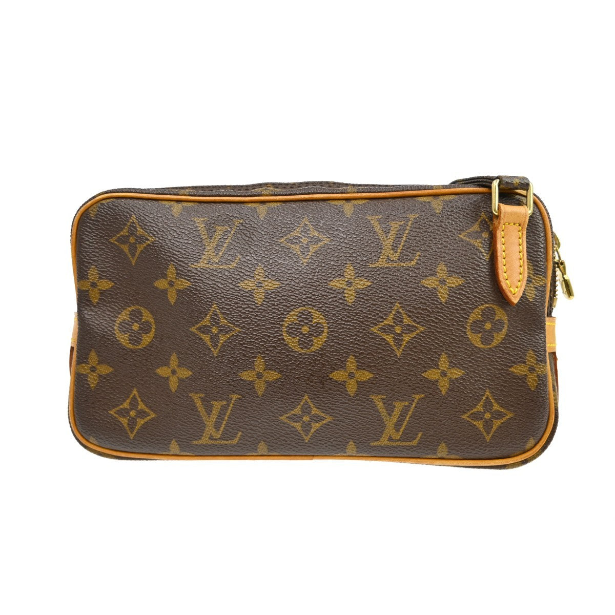 Louis Vuitton Pochette Marly Bandouliere Bag Monogram Canvas Brown Canvas Shoulder Bag Bag (Pre-Owned)