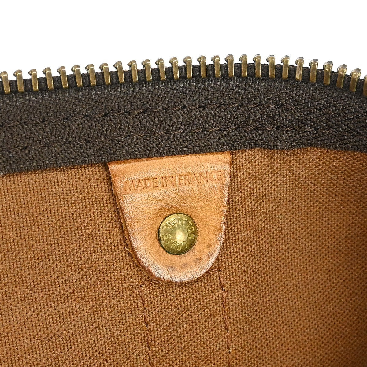 Louis Vuitton Keepall Bandouliere Bag Monogram Canvas Brown Canvas Travel Bag Bag (Pre-Owned)