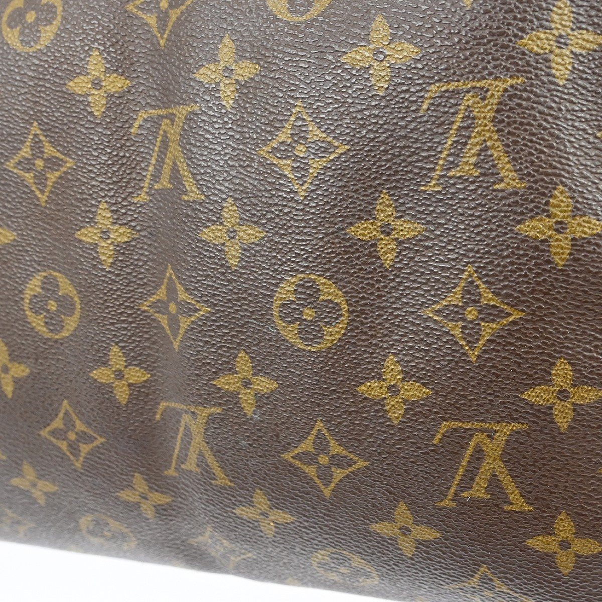 Louis Vuitton Speedy Handbag Monogram Canvas Brown Canvas Handbag (Pre-Owned)
