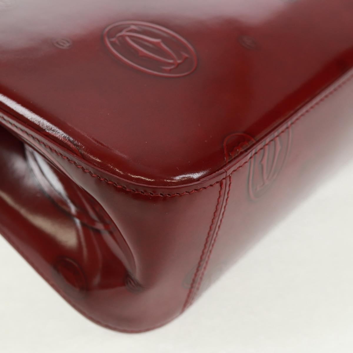 Cartier Happy Birthday Handbag Patent Leather Red Patent_Leather Handbag (Pre-Owned)