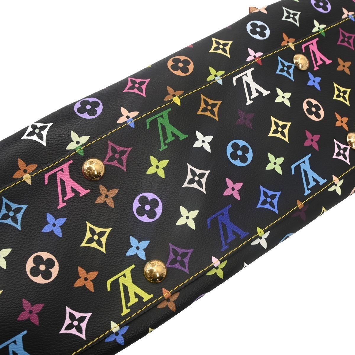 Louis Vuitton Aurelia Handbag Monogram Multicolor Black Canvas Tote Bag Bag (Pre-Owned)