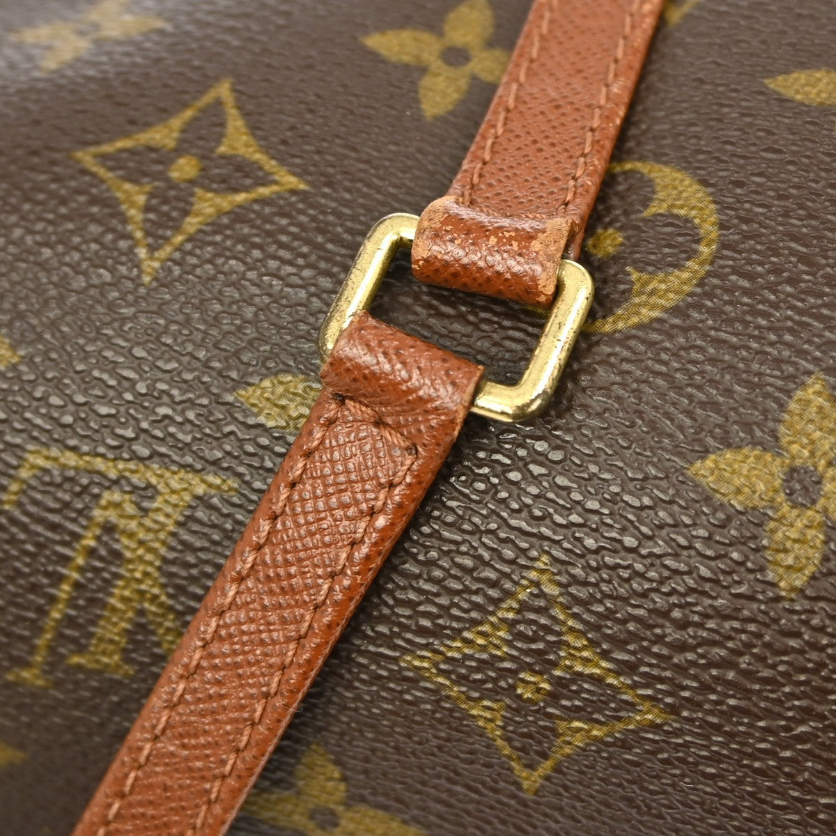 Louis Vuitton Papillon Handbag Monogram Canvas Brown Canvas Handbag (Pre-Owned)