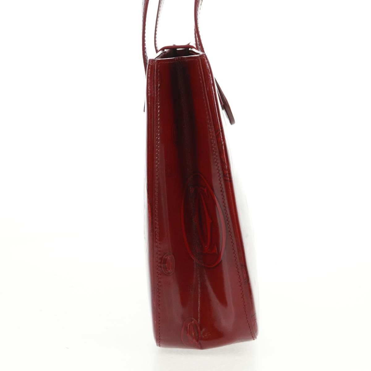 Cartier Happy Birthday Handbag Patent Leather Red Patent_Leather Handbag (Pre-Owned)