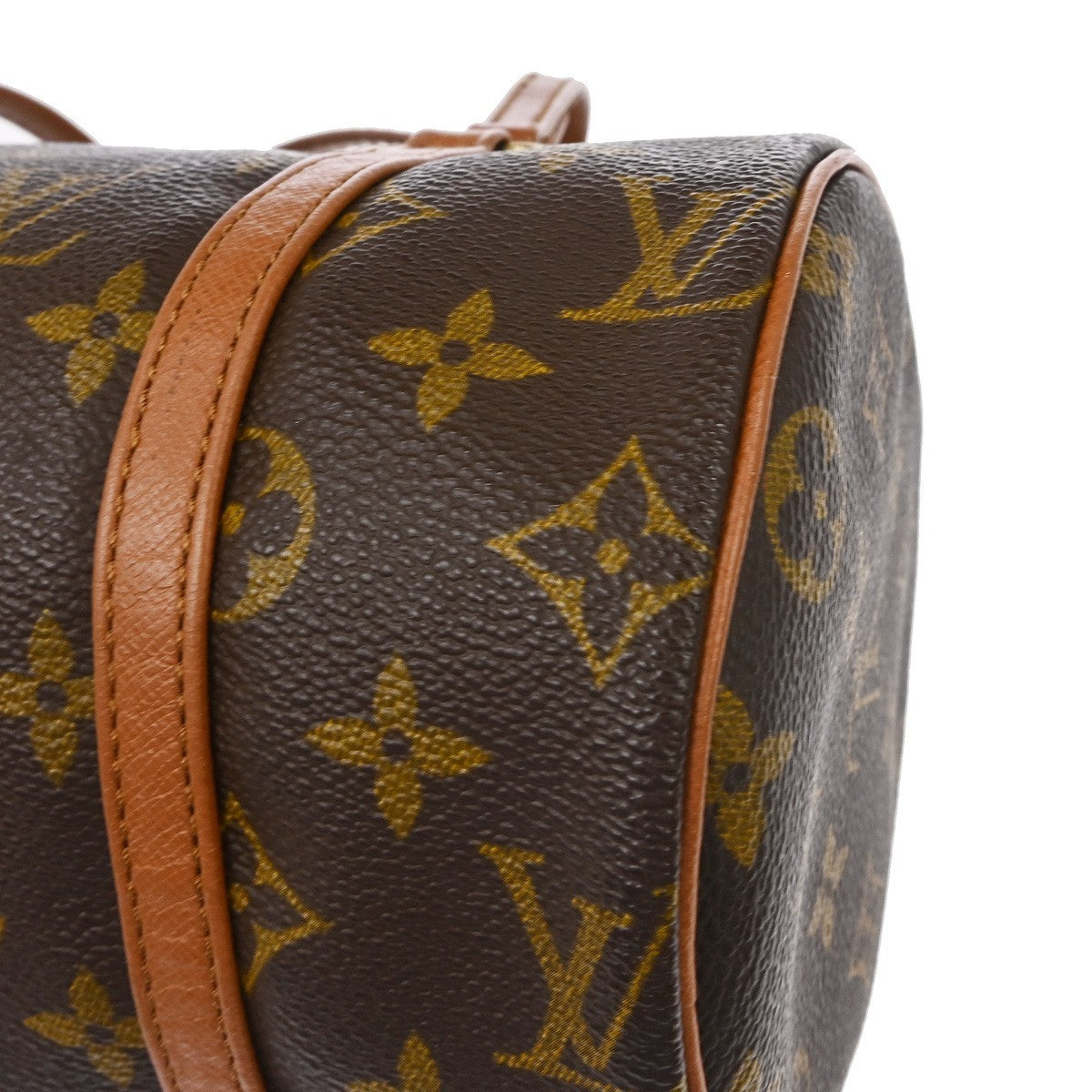 Louis Vuitton Papillon Handbag Monogram Canvas Brown Canvas Handbag (Pre-Owned)