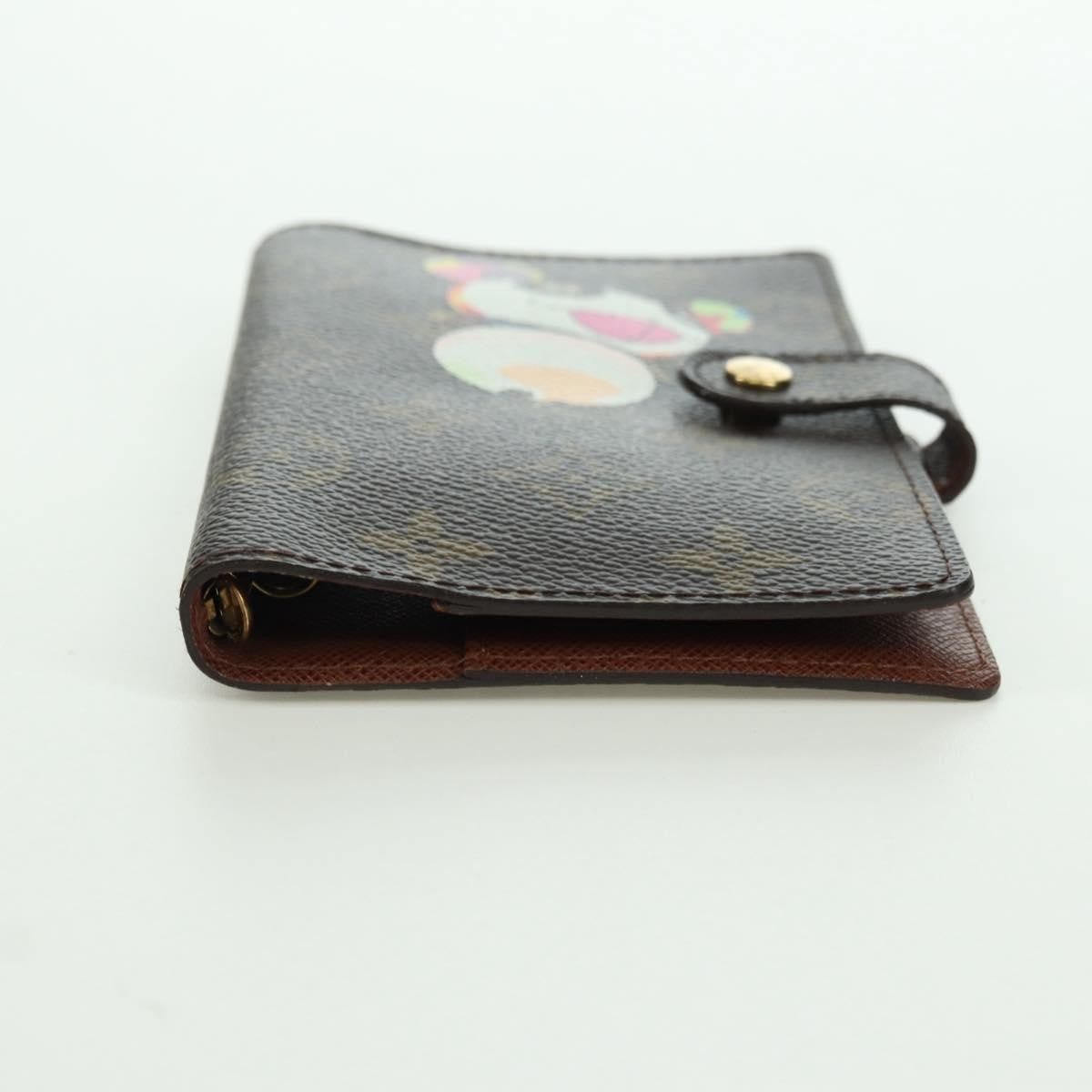 Louis Vuitton Agenda Cover Monogram Panda Brown Canvas Wallets Accessory (Pre-Owned)