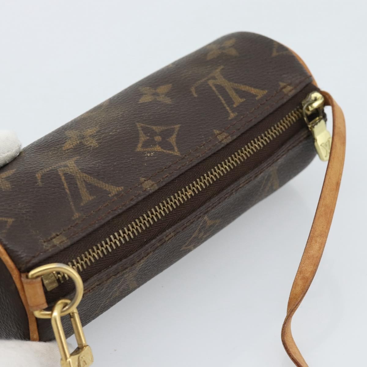 Louis Vuitton Papillon Pochette Monogram Canvas Brown Canvas Clutche & Pouche Bag (Pre-Owned)