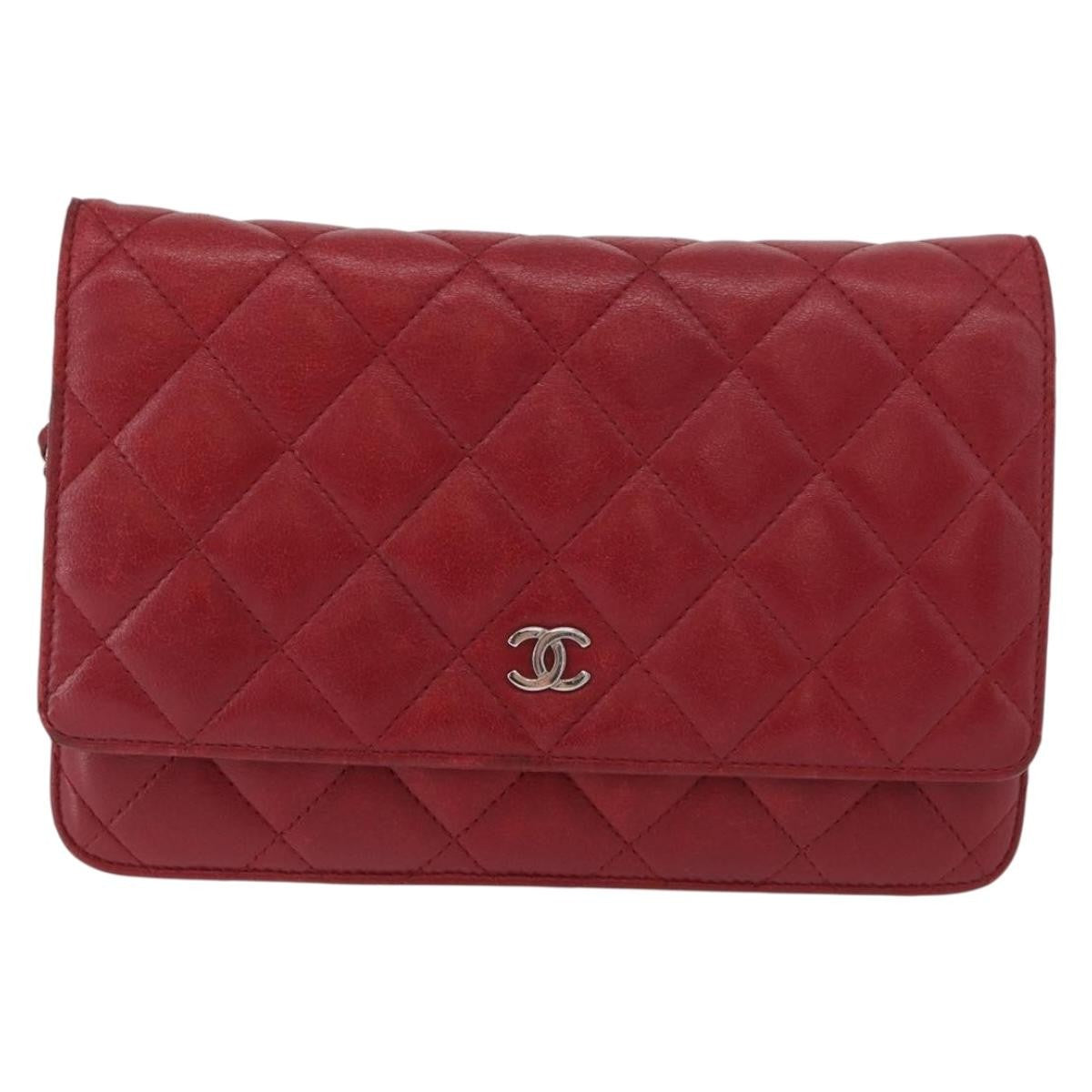Chanel Wallet On Chain Leather Multicolour Leather Shoulder Bag Bag (Pre-Owned)