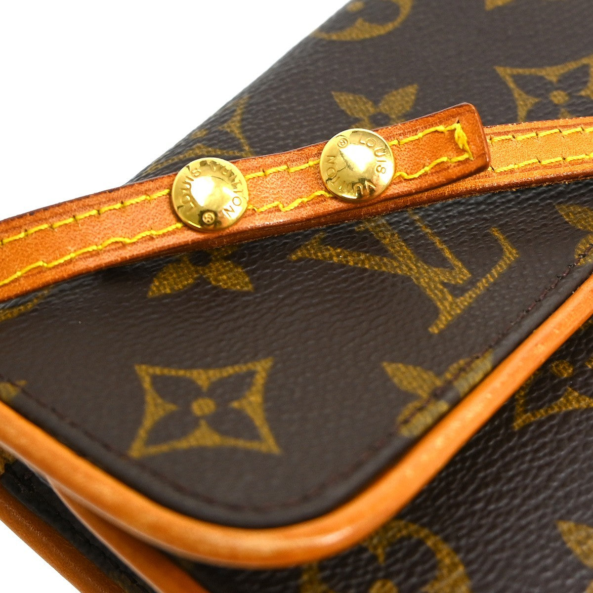 Louis Vuitton Twin Handbag Monogram Canvas Brown Canvas Clutche & Pouche Bag (Pre-Owned)