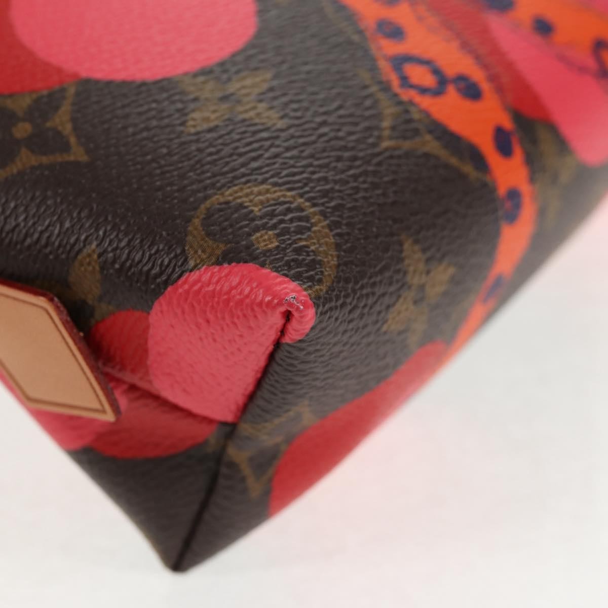 Louis Vuitton Cosmetic Pouch Limited Edition Monogram Jungle Dots Brown Canvas Bag (Pre-Owned)