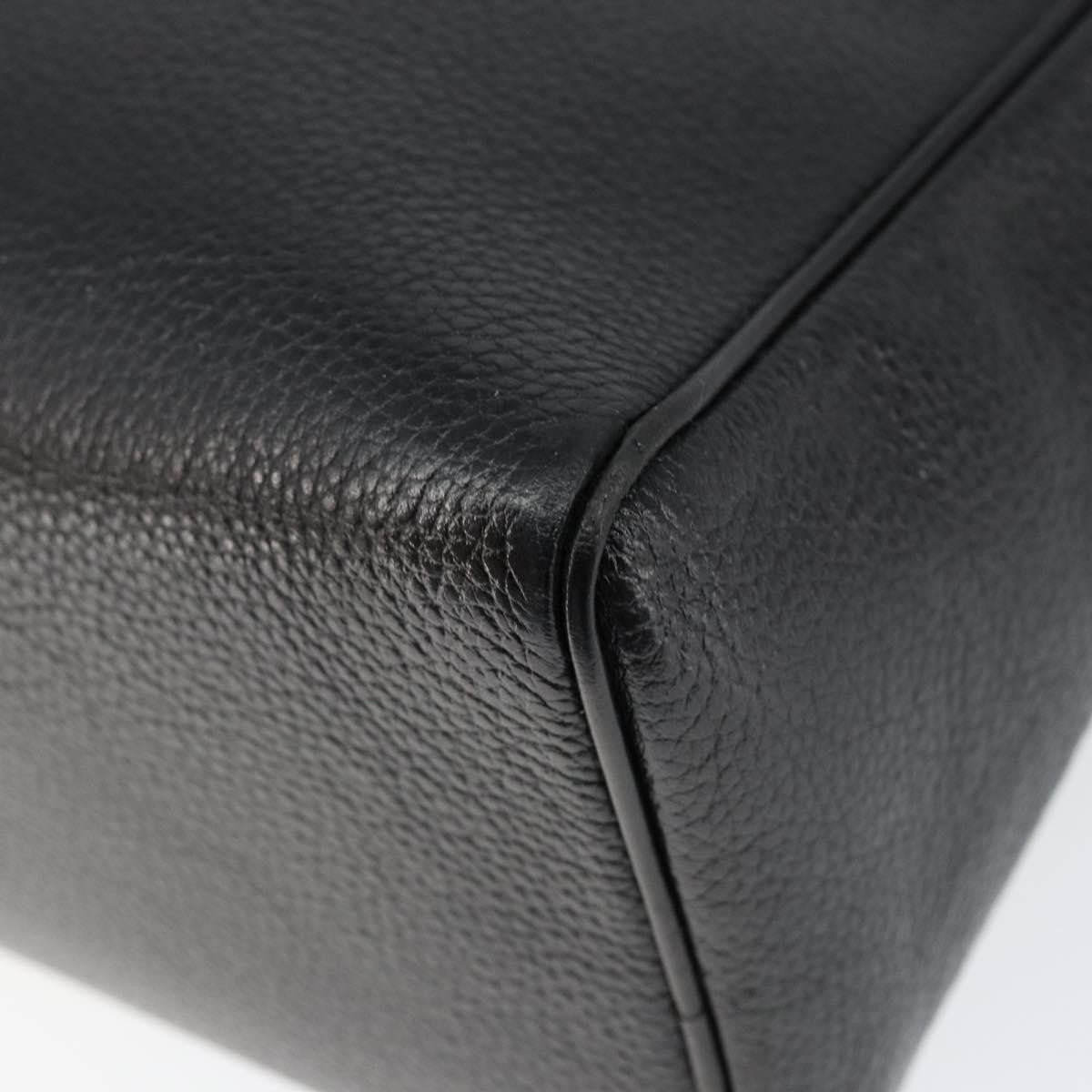 Celine Handbag Leather Black Leather Handbag (Pre-Owned)