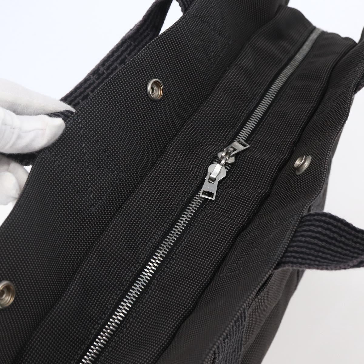 Hermes Fourre-Tout Herline Fourre-Tout Herline Gray Canvas Bag (Pre-Owned)