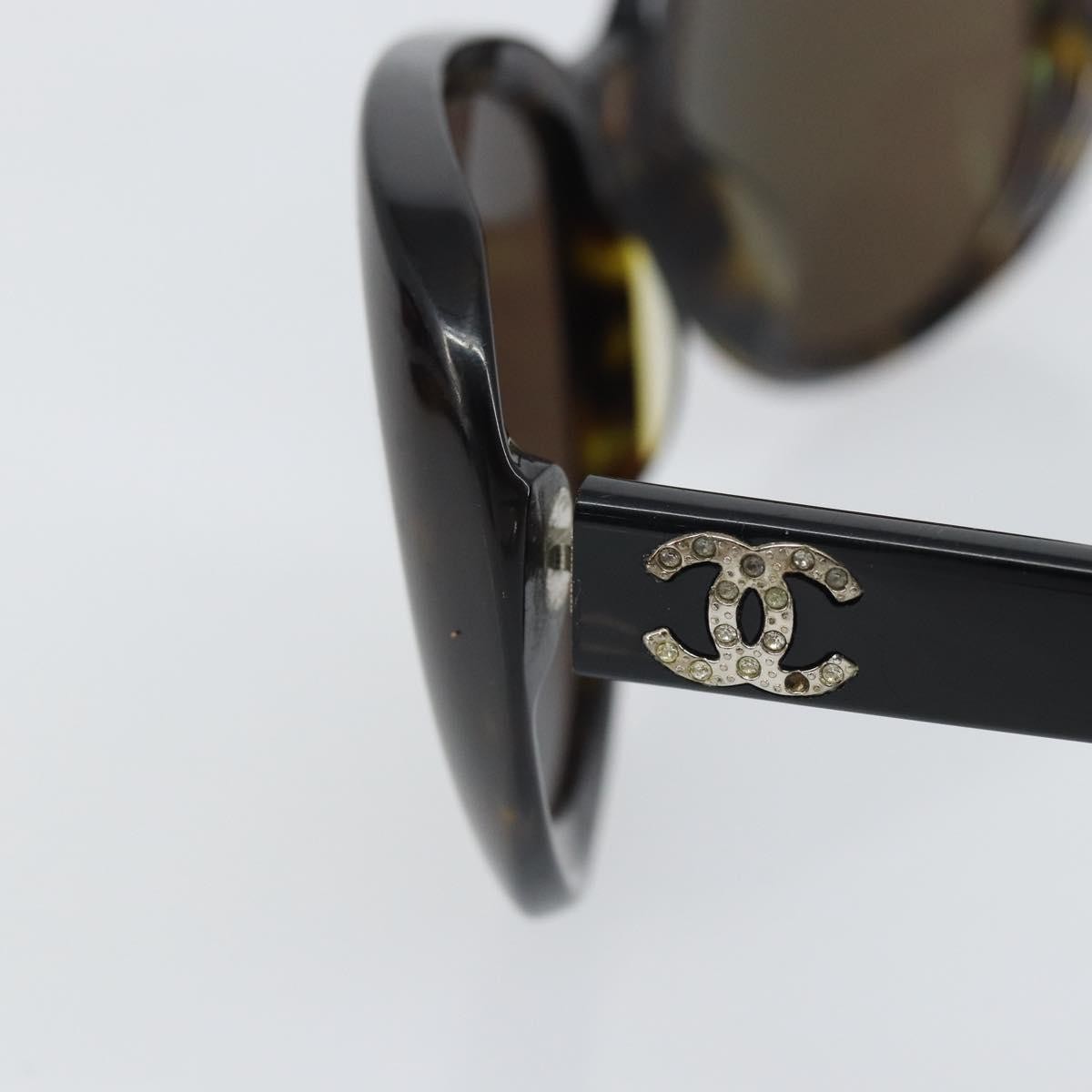 Chanel Logo Cc Sunglasses Plastic Black Plastic Sunglasse Accessory (Pre-Owned)