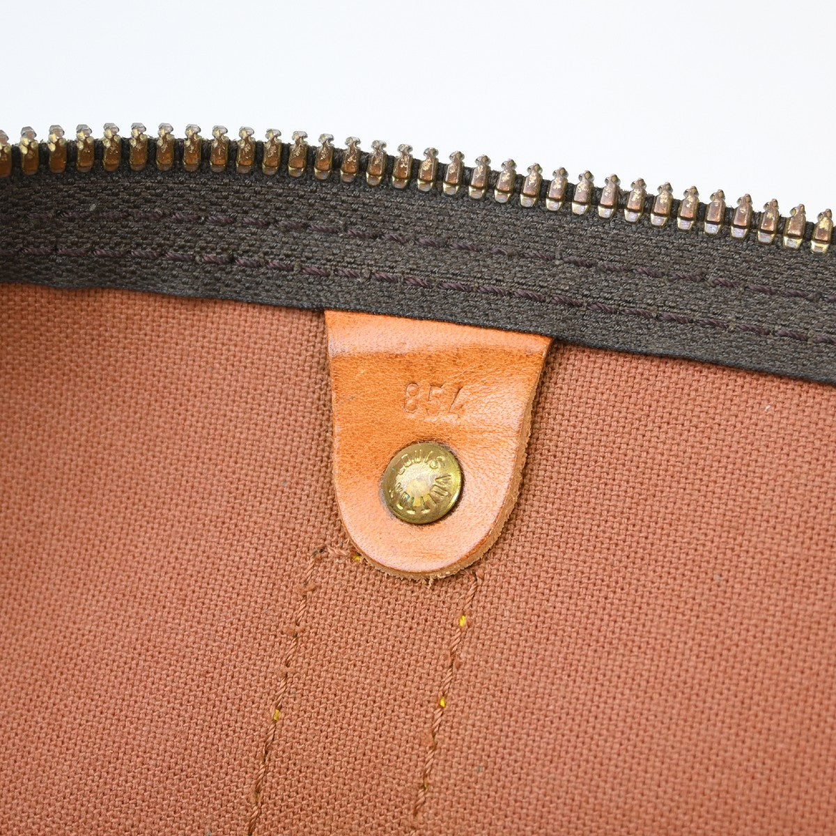 Louis Vuitton Keepall Bag Monogram Canvas Brown Canvas Travel Bag Bag (Pre-Owned)