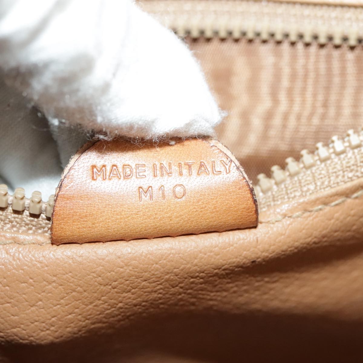 Celine Vintage Macadam Circle Logo Shoulder Bag Canvas And Leather Brown Canvas Shoulder Bag Bag (Pre-Owned)