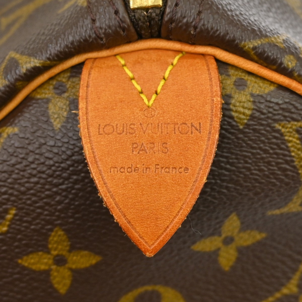 Louis Vuitton Speedy Handbag Monogram Canvas Brown Canvas Handbag (Pre-Owned)