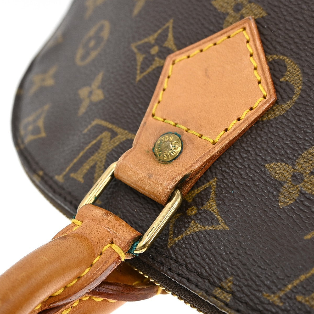 Louis Vuitton Alma Handbag Monogram Canvas Brown Canvas Handbag (Pre-Owned)