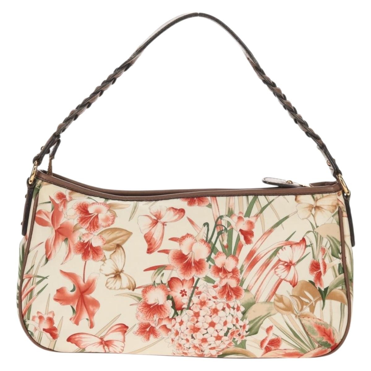 Salvatore Ferragamo Gancini Shoulder Bag Nylon Multicolour Nylon Shoulder Bag Bag (Pre-Owned)