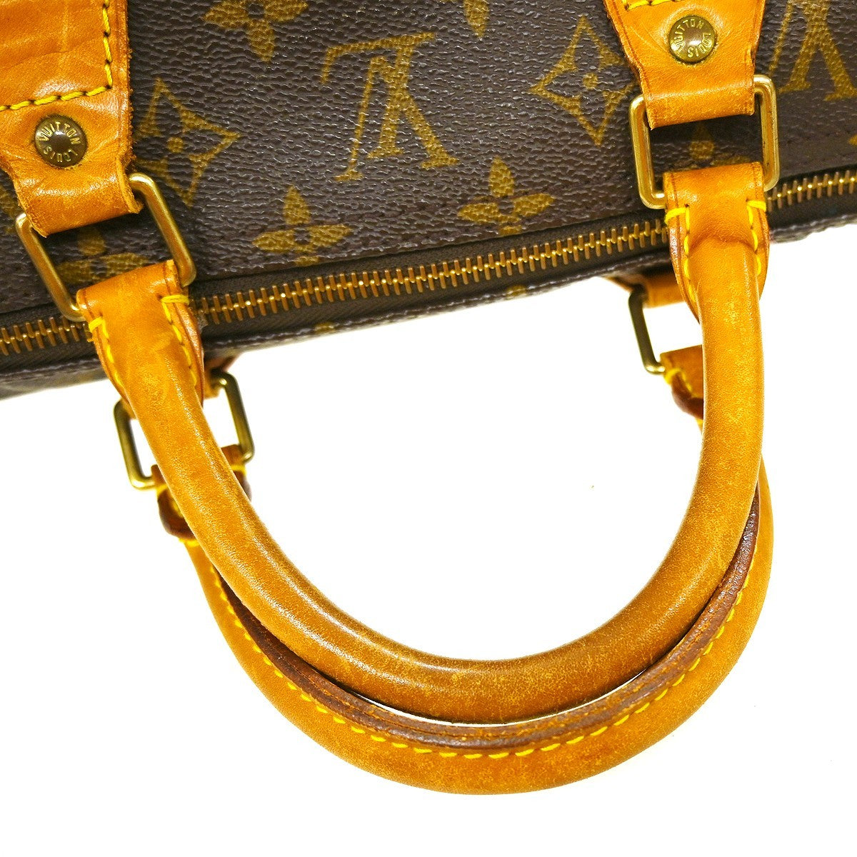 Louis Vuitton Speedy Handbag Monogram Canvas Brown Canvas Handbag (Pre-Owned)