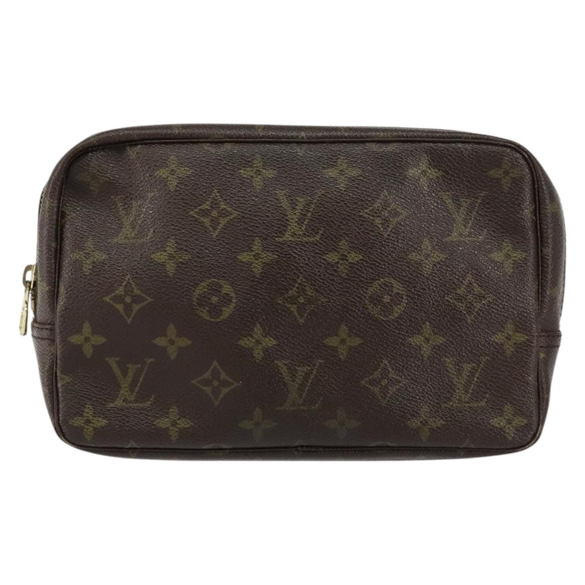 Louis Vuitton Trousse Toiletry Pouch Monogram Canvas Brown Canvas Toiletry Case Accessory (Pre-Owned)