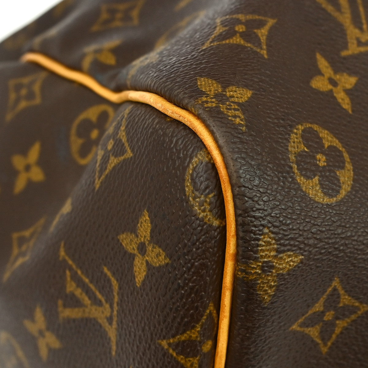 Louis Vuitton Keepall Bandouliere Bag Monogram Canvas Brown Canvas Travel Bag Bag (Pre-Owned)