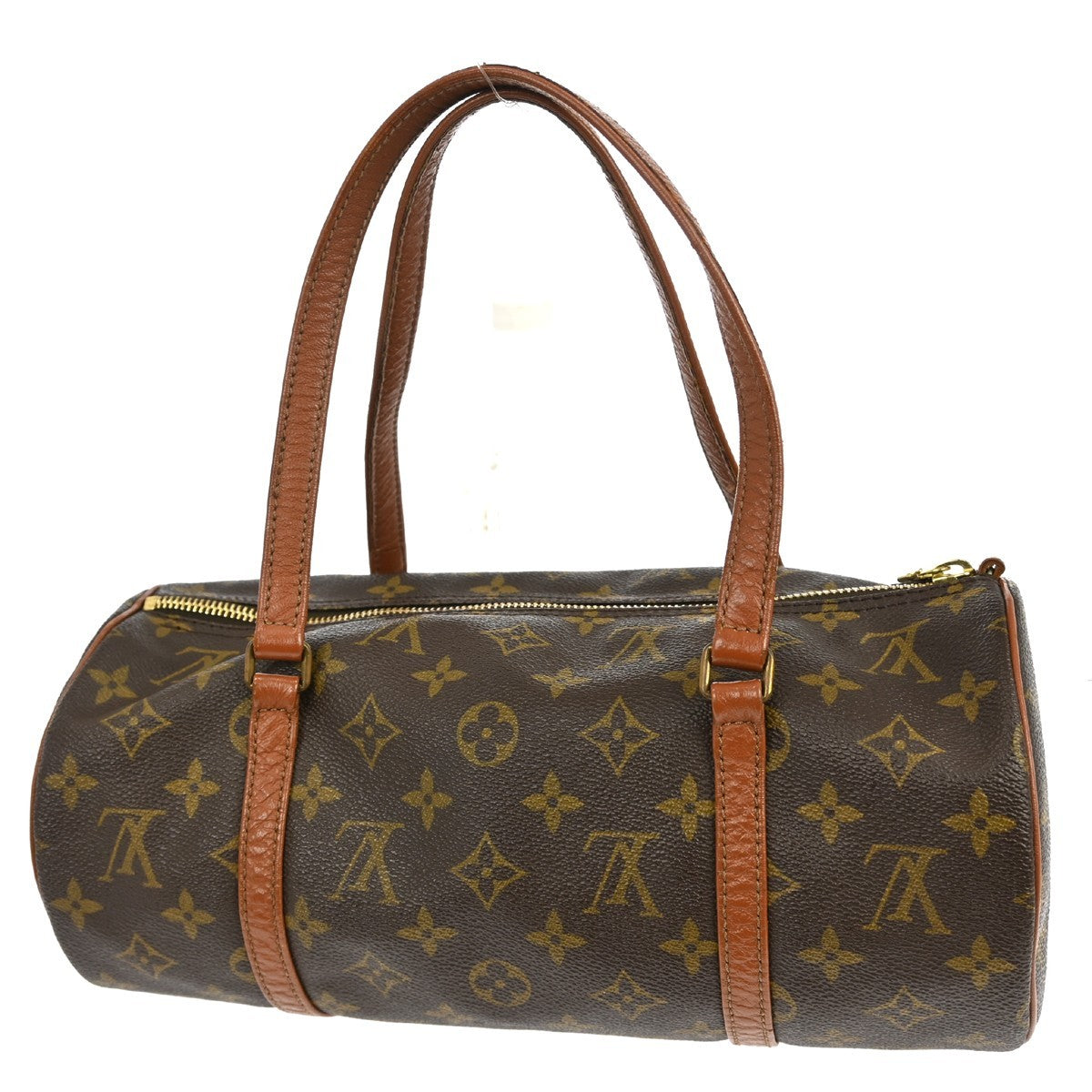 Louis Vuitton Papillon Handbag Monogram Canvas Brown Canvas Handbag (Pre-Owned)