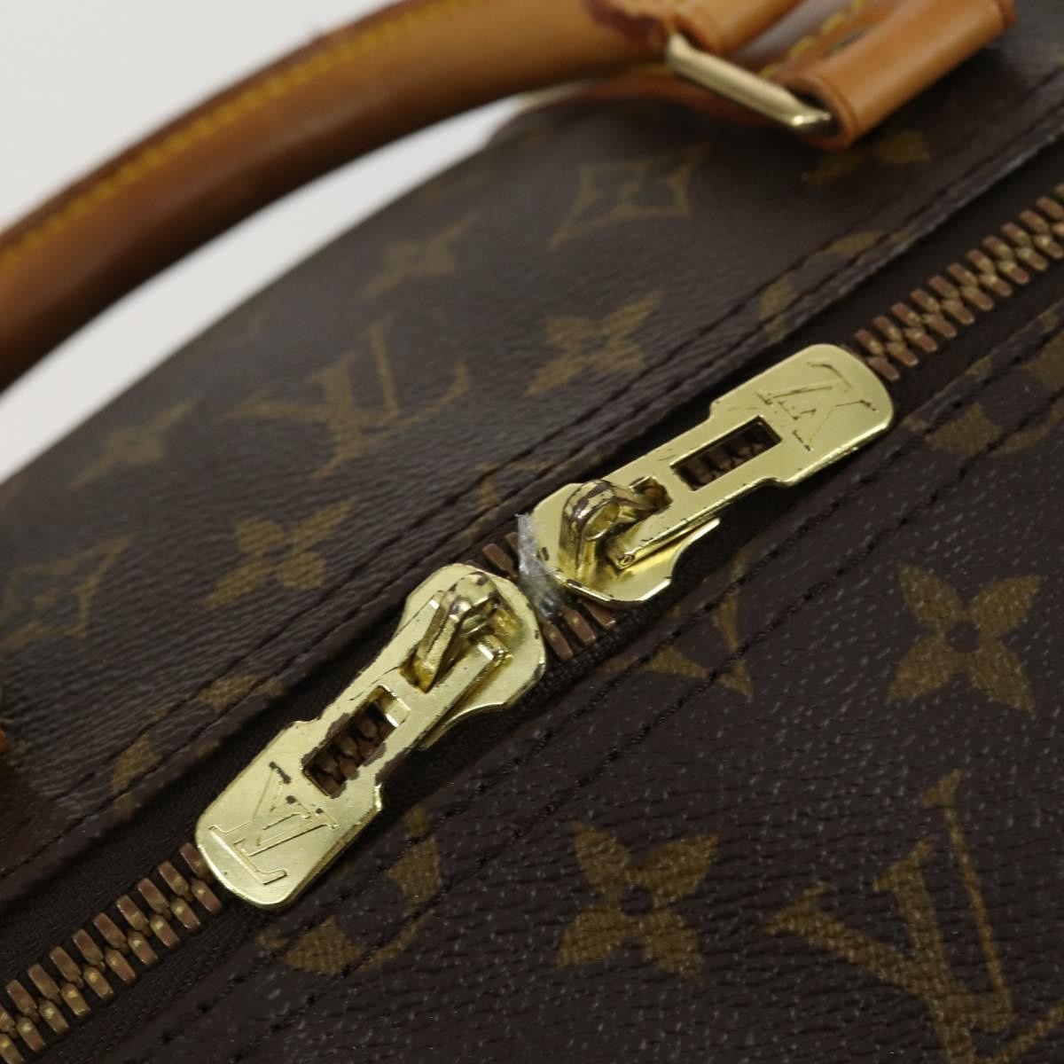 Louis Vuitton Keepall Bag Monogram Canvas Brown Canvas Travel Bag Bag (Pre-Owned)