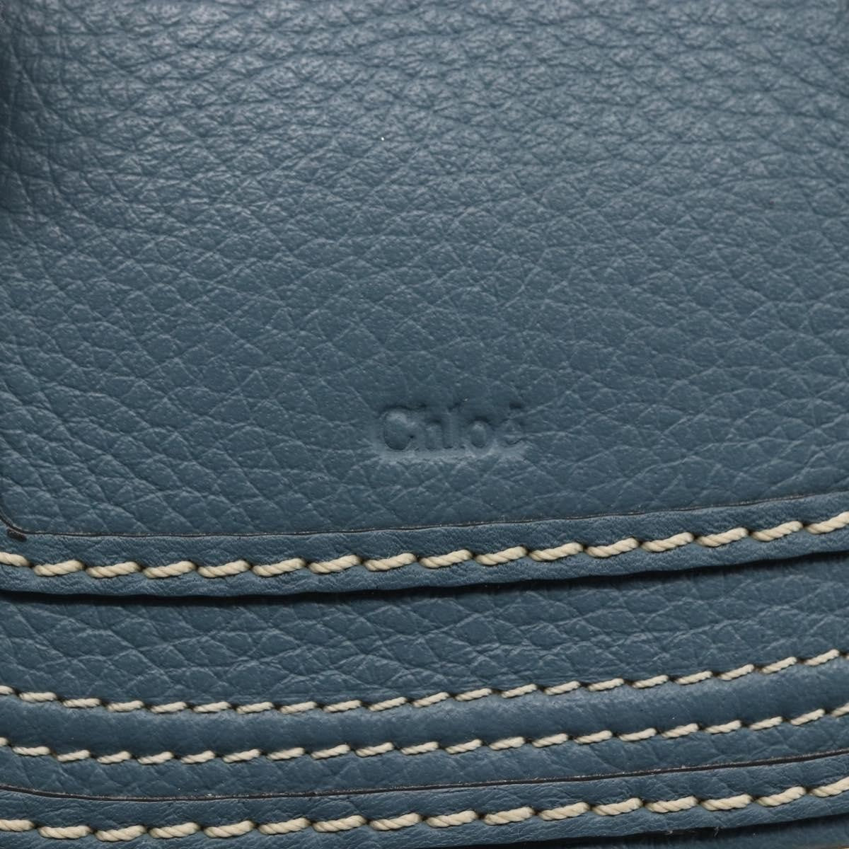 Chloe Marcie Basket Bag Raffia Beige Wicker Tote Bag Bag (Pre-Owned)
