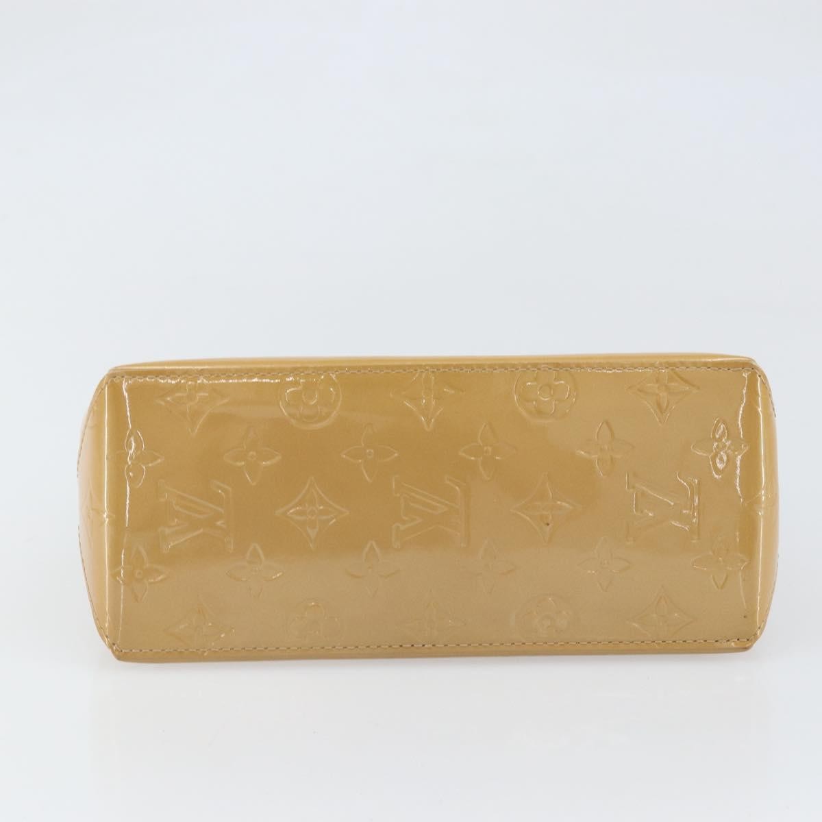 Louis Vuitton Reade Handbag Monogram Vernis Beige Patent_Leather Handbag (Pre-Owned)