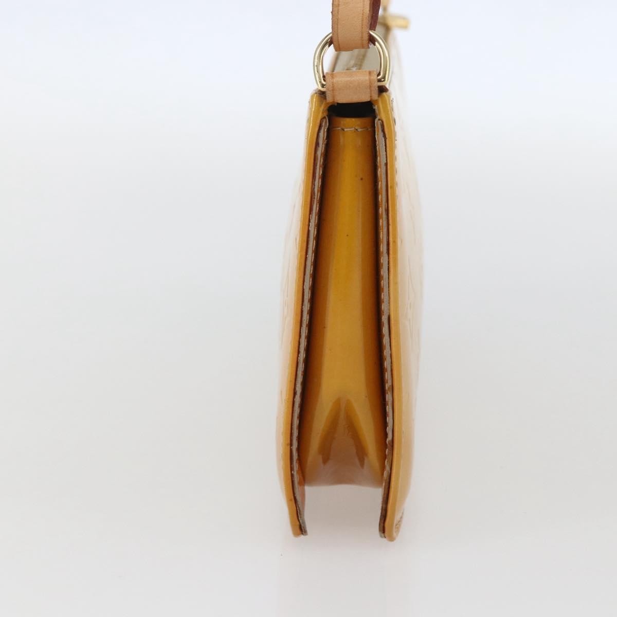 Louis Vuitton Lexington Pochette Monogram Vernis Beige Patent_Leather Clutche & Pouche Bag (Pre-Owned)
