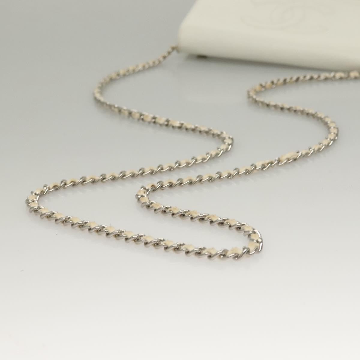 Chanel Vintage Timeless Wallet On Chain Caviar White Leather Shoulder Bag Bag (Pre-Owned)