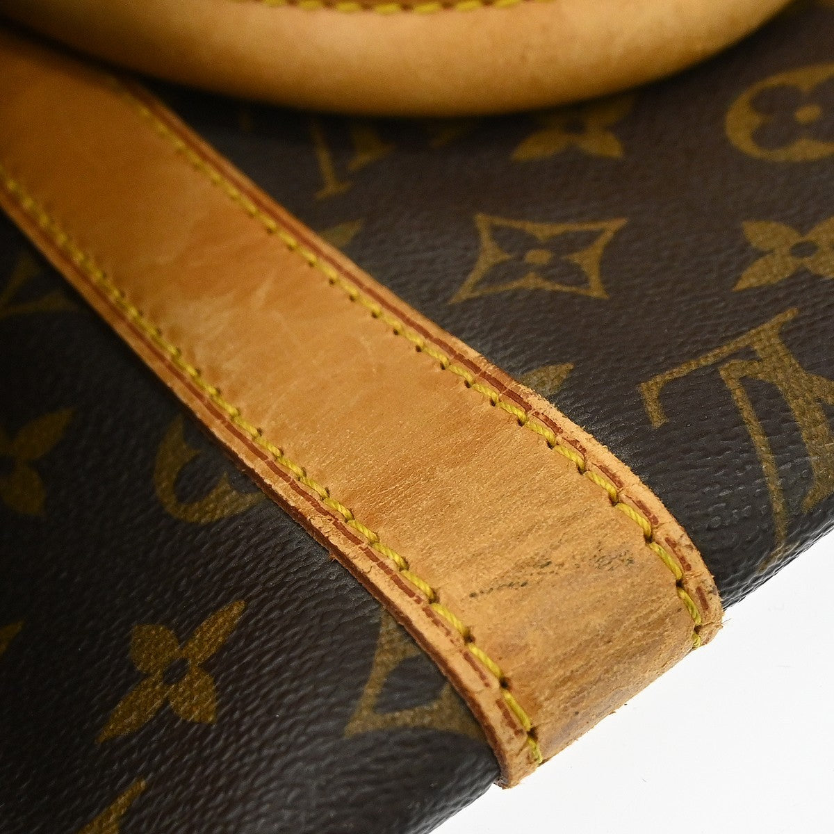 Louis Vuitton Keepall Bag Monogram Canvas Brown Canvas Travel Bag Bag (Pre-Owned)