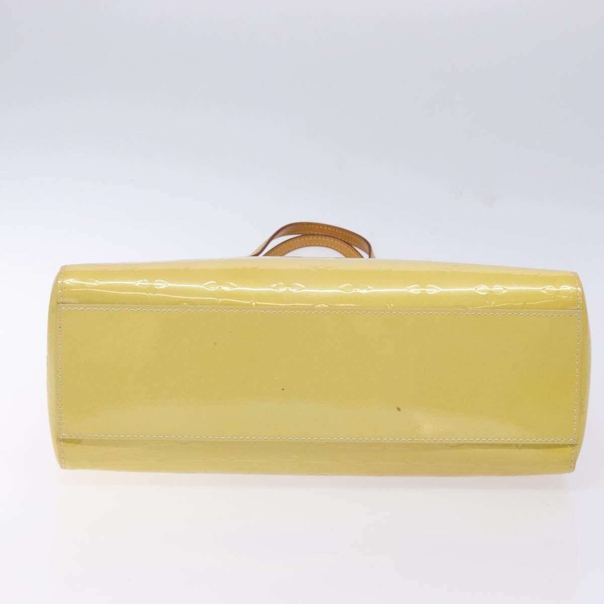 Louis Vuitton Catalina Handbag Monogram Vernis Yellow Patent_Leather Tote Bag Bag (Pre-Owned)