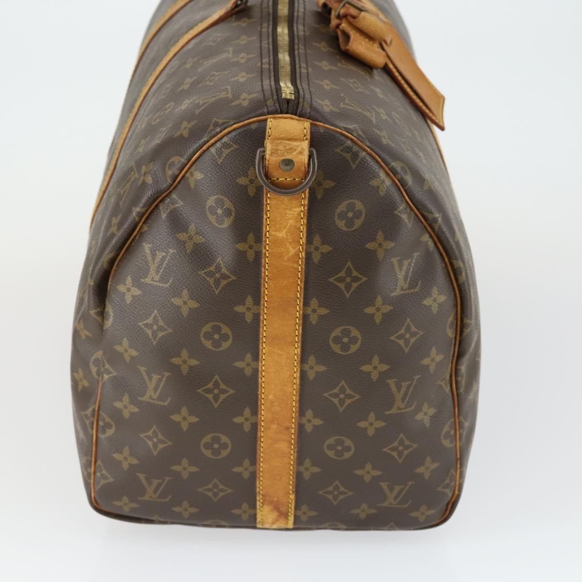 Louis Vuitton Keepall Bag Monogram Canvas Brown Canvas Travel Bag Bag (Pre-Owned)