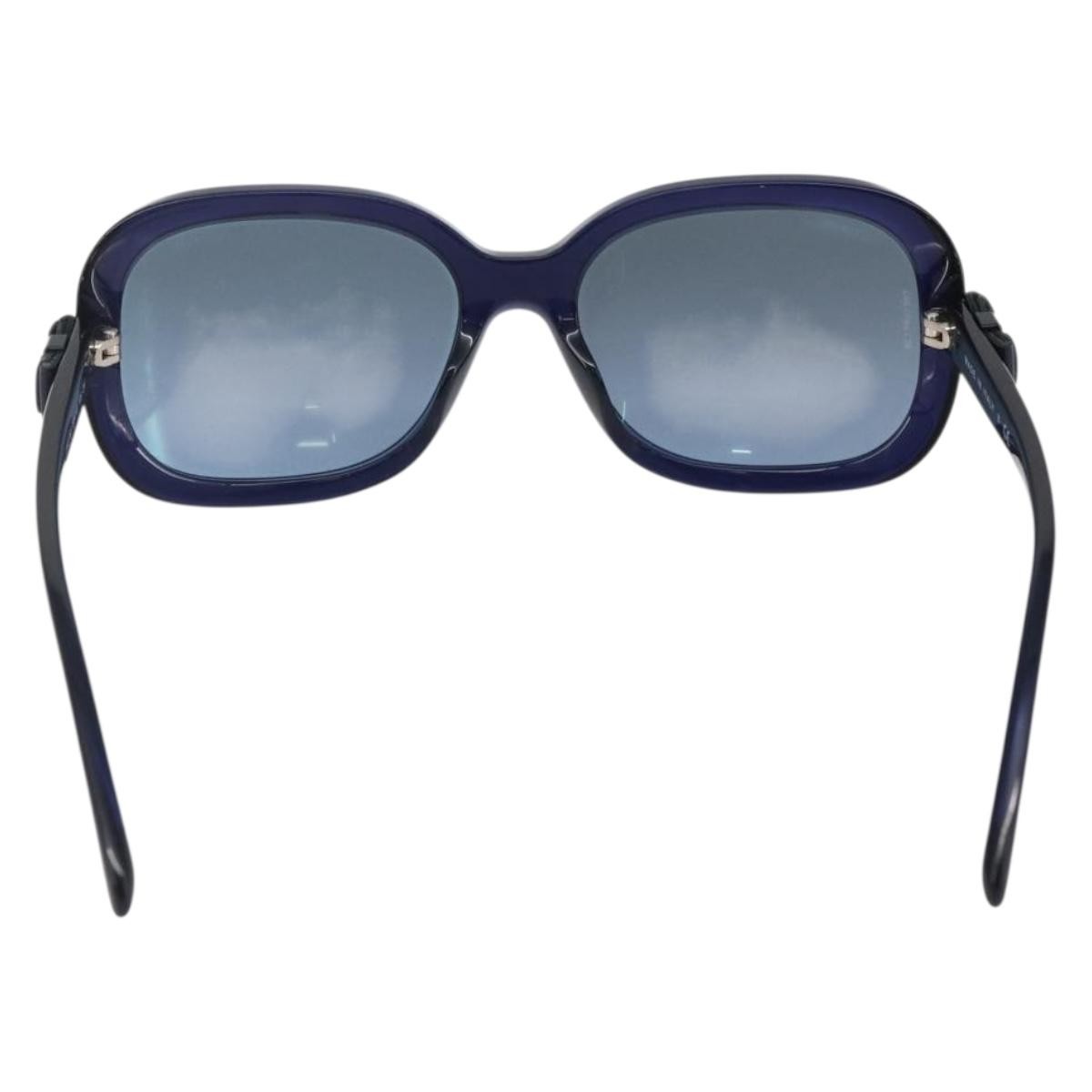 Chanel Logo Cc Sunglasses Plastic Blue Plastic Sunglasse Accessory (Pre-Owned)