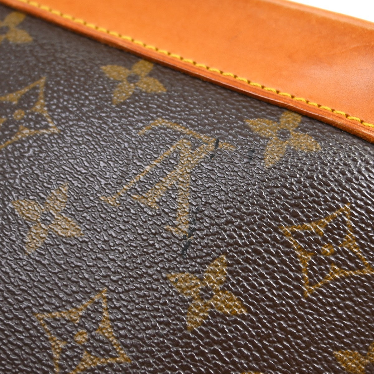 Louis Vuitton Vintage Alma Handbag Monogram Canvas Brown Canvas Handbag (Pre-Owned)