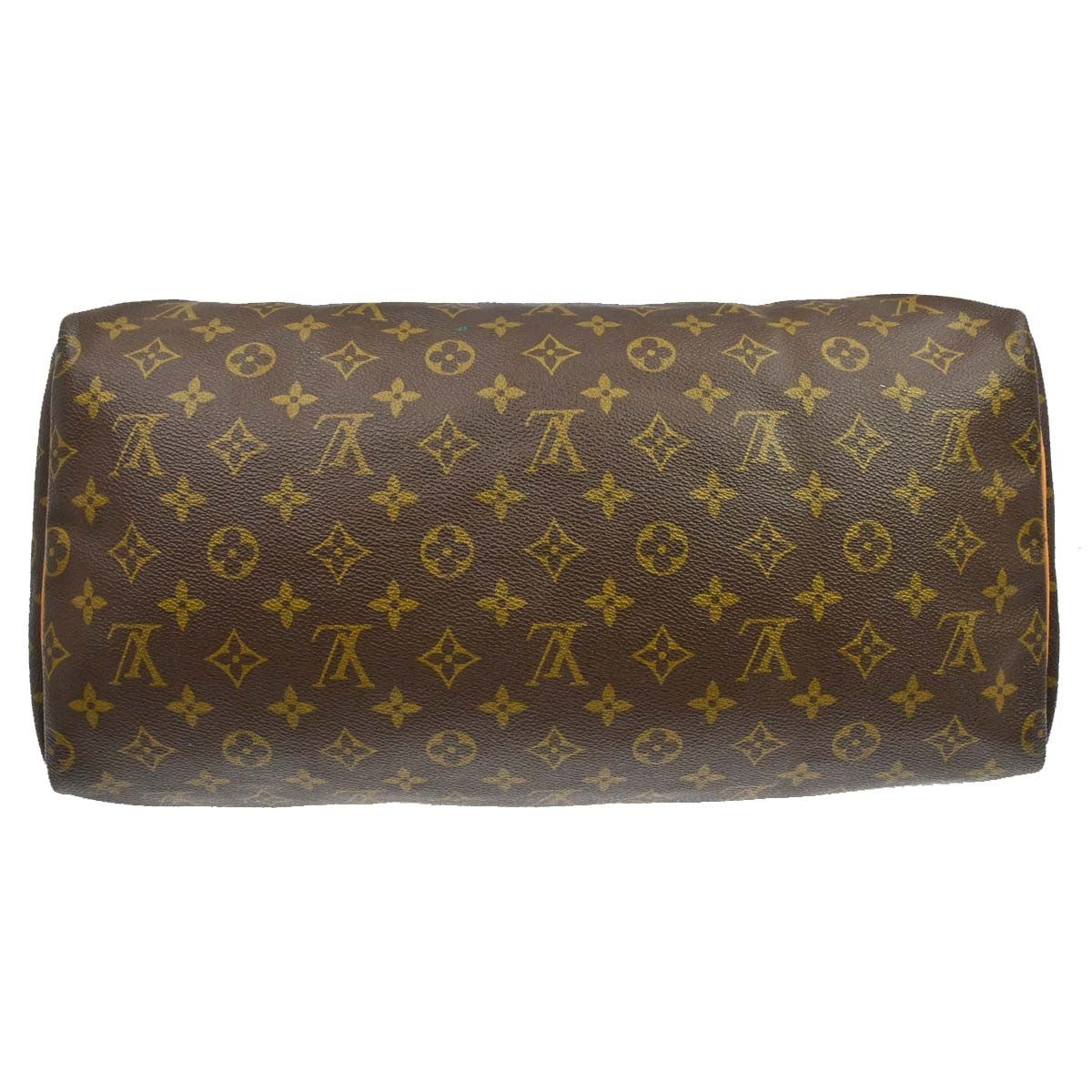 Louis Vuitton Speedy Handbag Monogram Canvas Brown Canvas Handbag (Pre-Owned)