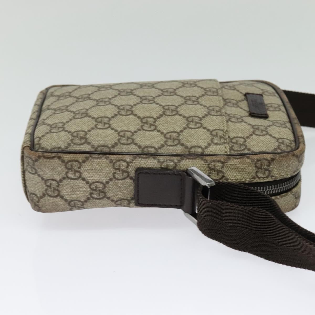 Gucci Gg Supreme Shoulder Bag Canvas Beige Canvas Shoulder Bag Bag (Pre-Owned)