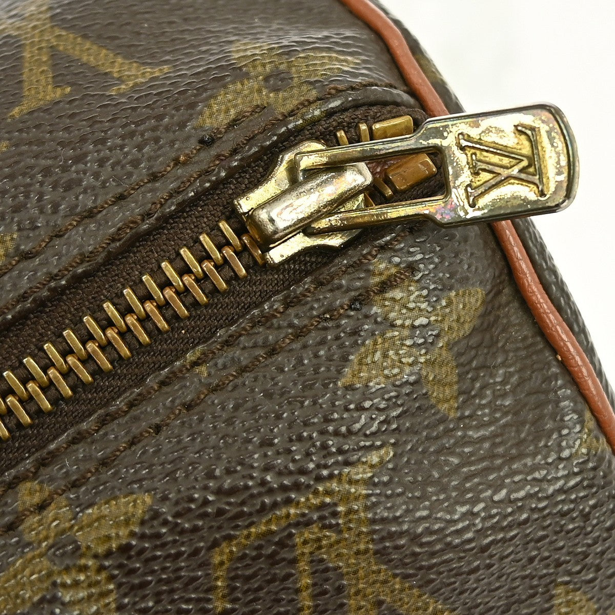 Louis Vuitton Papillon Handbag Monogram Canvas Brown Canvas Handbag (Pre-Owned)