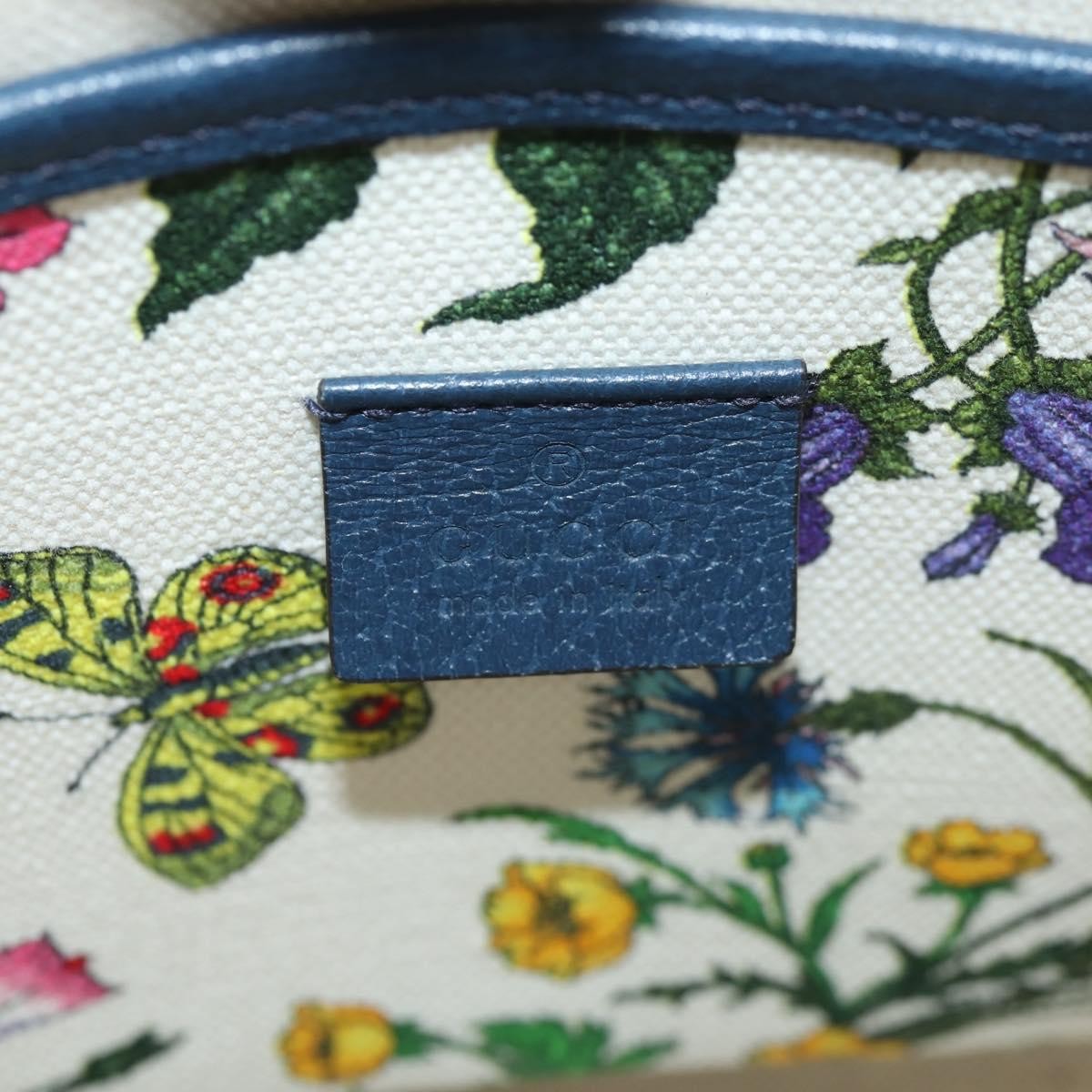 Gucci Flora Canvas Multicolour Canvas Tote Bag Bag (Pre-Owned)