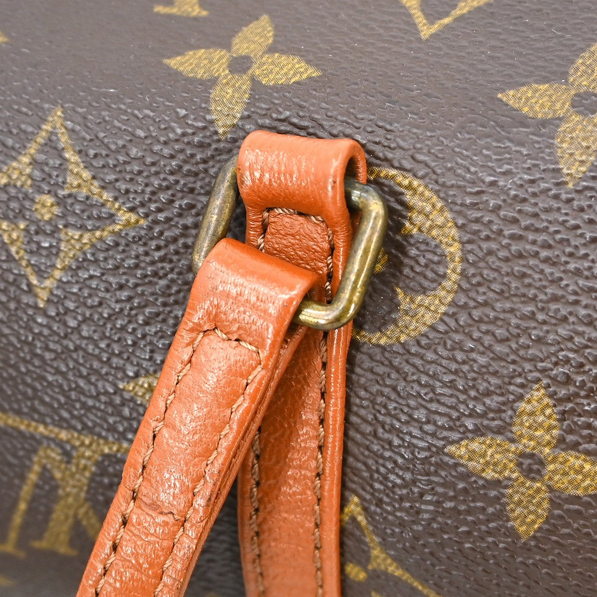 Louis Vuitton Papillon Handbag Monogram Canvas Brown Canvas Handbag (Pre-Owned)