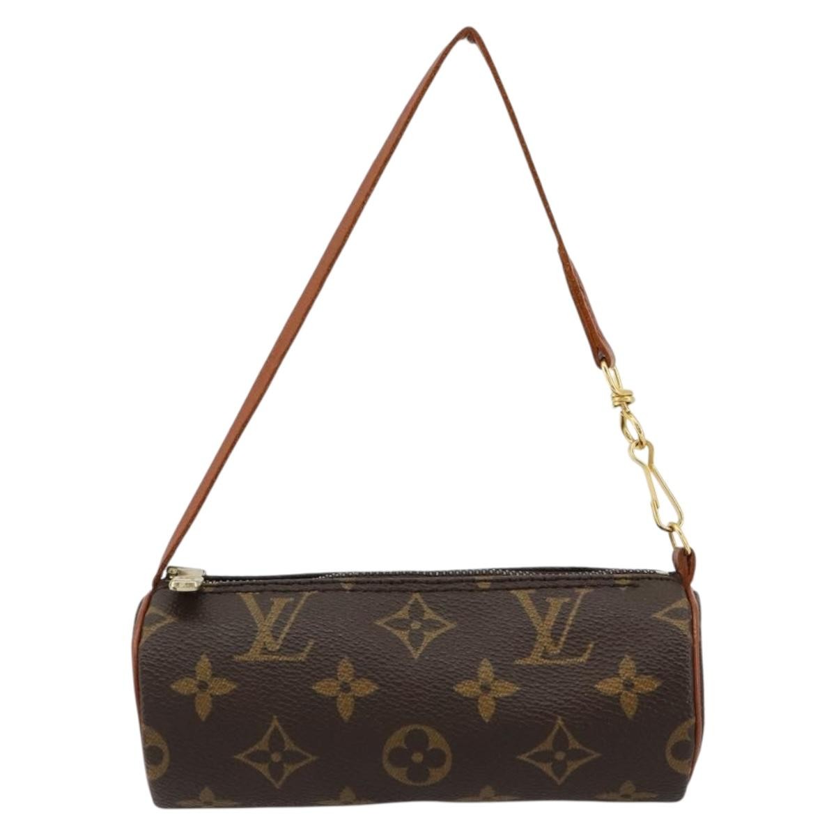 Louis Vuitton Papillon Pochette Monogram Canvas Brown Canvas Clutche & Pouche Bag (Pre-Owned)