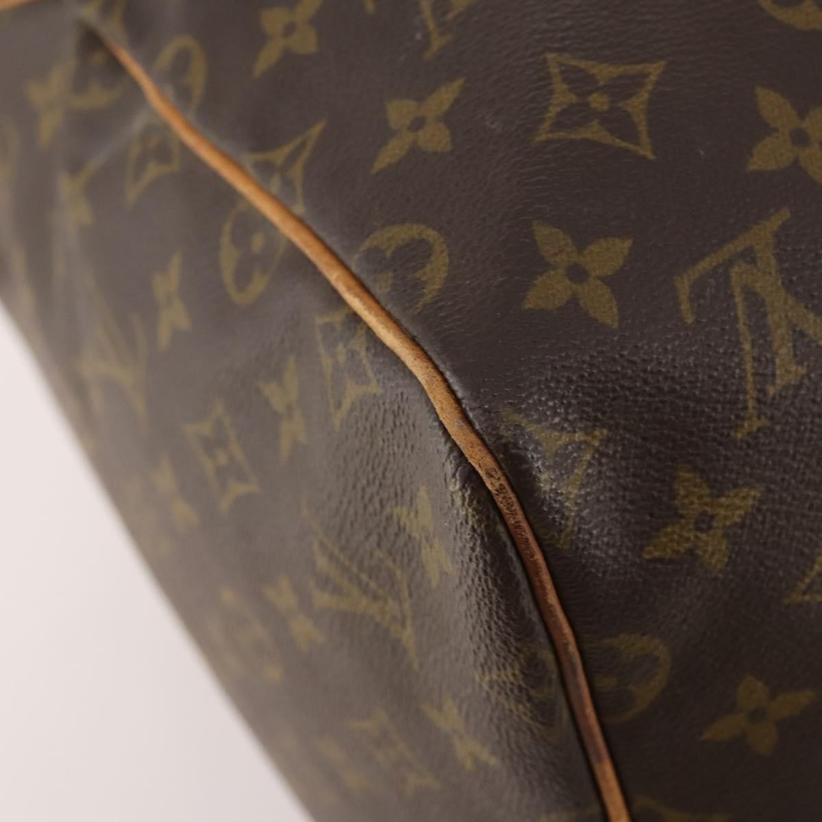 Louis Vuitton Keepall Bag Monogram Canvas Brown Canvas Travel Bag Bag (Pre-Owned)