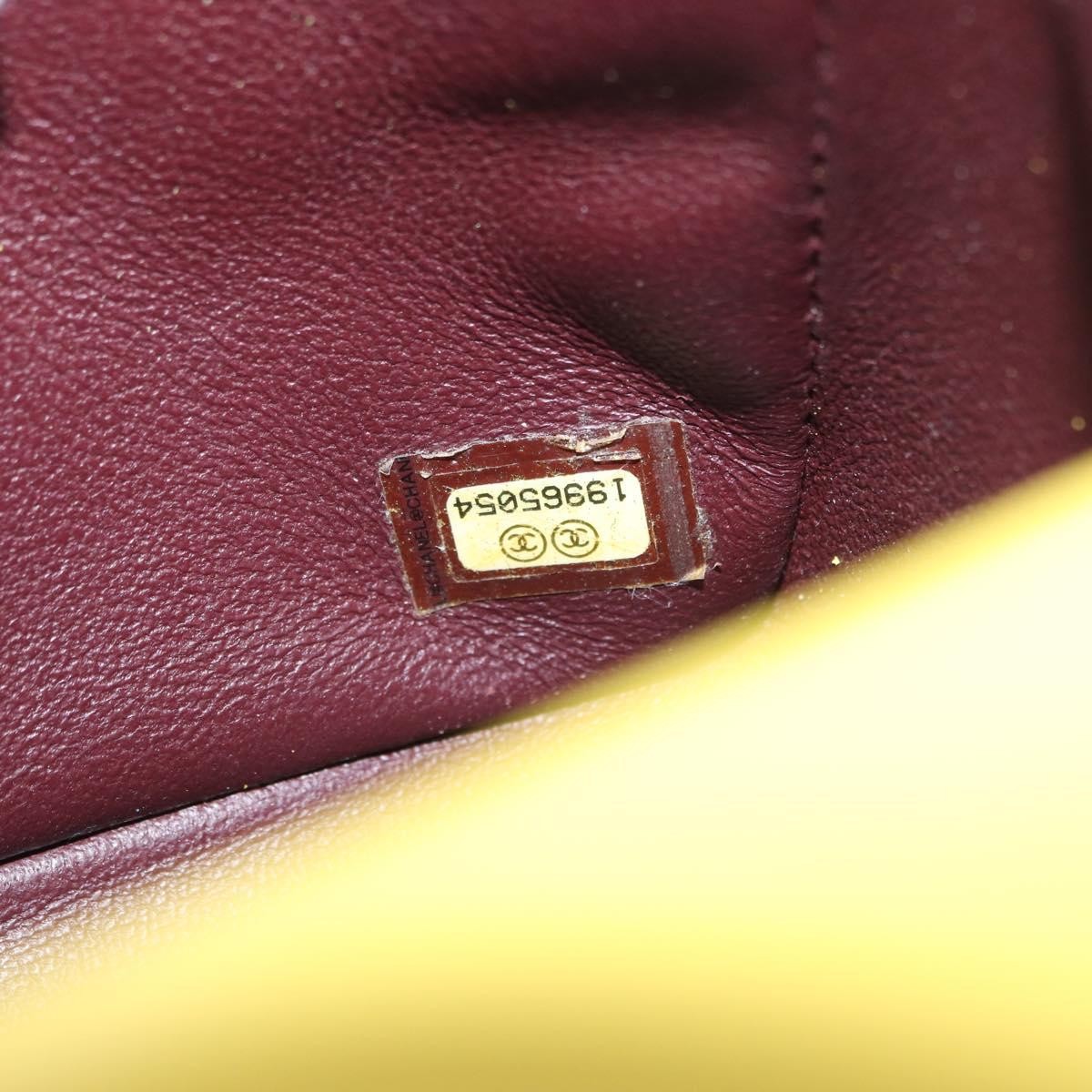 Chanel Chic With Me Flap Bag Quilted Jersey Yellow Cotton Shoulder Bag Bag (Pre-Owned)