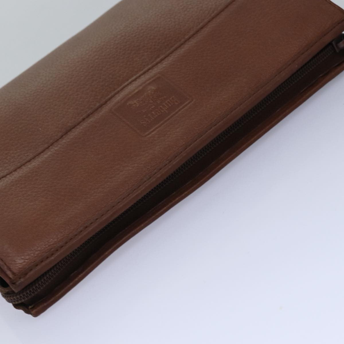 Burberry Vintage Pouch Leather Brown Leather Clutche & Pouche Bag (Pre-Owned)